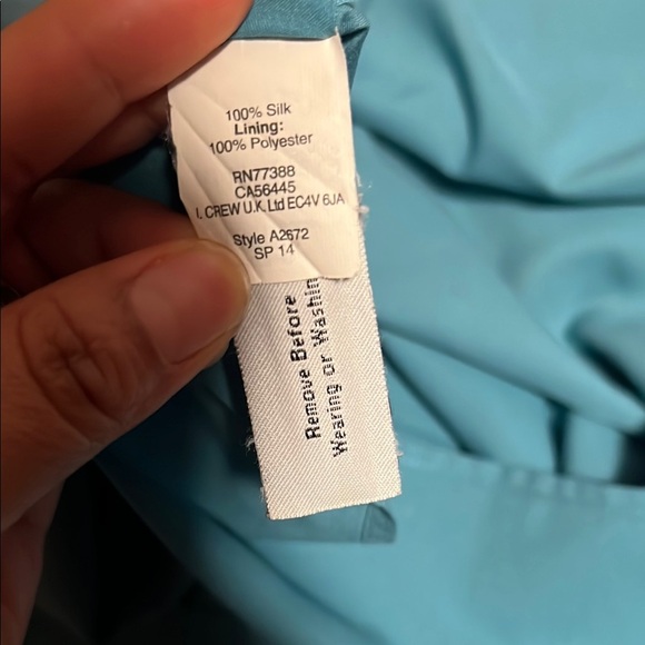 Elegant Teal Spaghetti Strap Dress - Picture 4 of 6